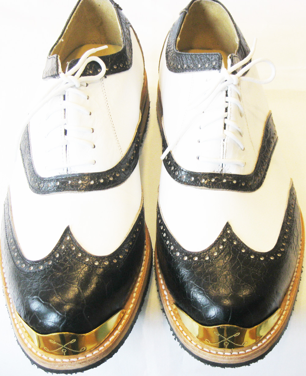Exotic Leathers Golf Shoes -Faux-Lizard 